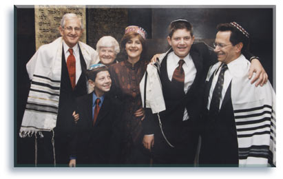 Bar Mitzvah family