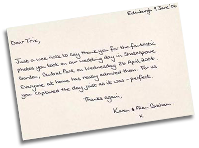 thank you for gorgeous wedding photography